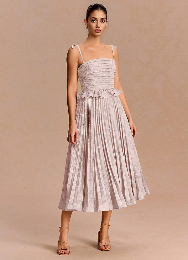 Emerys Blushing Pink Midi Dress image1