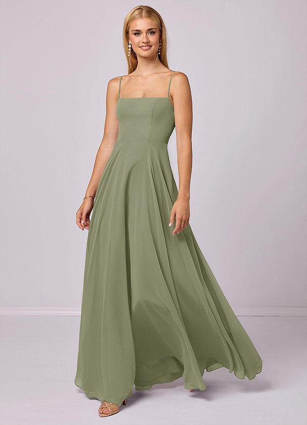 Barbie ♥ Azazie Abiti da Damigella Abito A-Line Chiffon Floor-Length image1