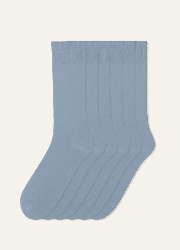 front Azazie Chaussettes montantes assorties pour demoiselles d'honneur (lot de 6 paires)