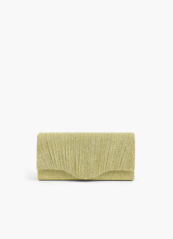 front Kopertówka Shimmer Pleated Flap