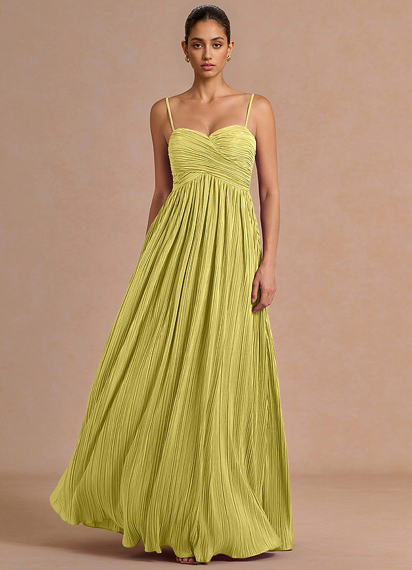 Dorellea Pale Yellow Maxi Dress image1