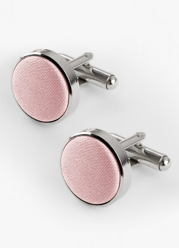 Rounded Matte Satin Cuff Links front