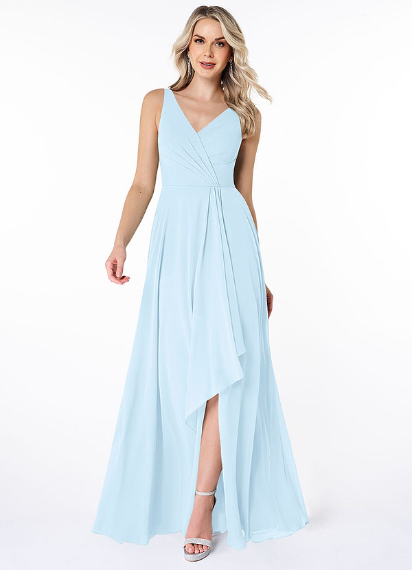 Sky Blue Azazie Calvi Bridesmaid Dresses | Azazie