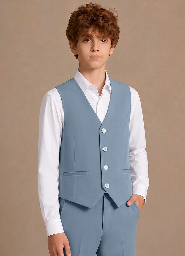 front James Blu Polveroso Gilet Junior