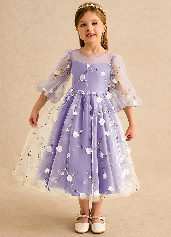 Elowen Flower Girl Dresses Tahiti A-Line Sweetheart Neckline Lace Dress image1