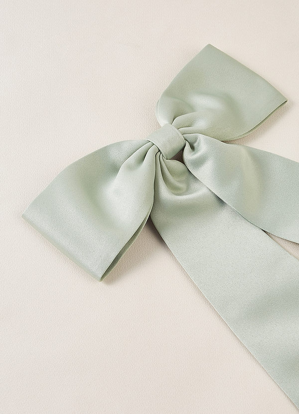 front Matching Color Bow Hair Clip Set