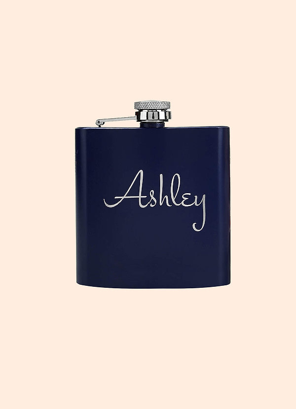 front Personalized Flasks For Bridesmaid Gifts