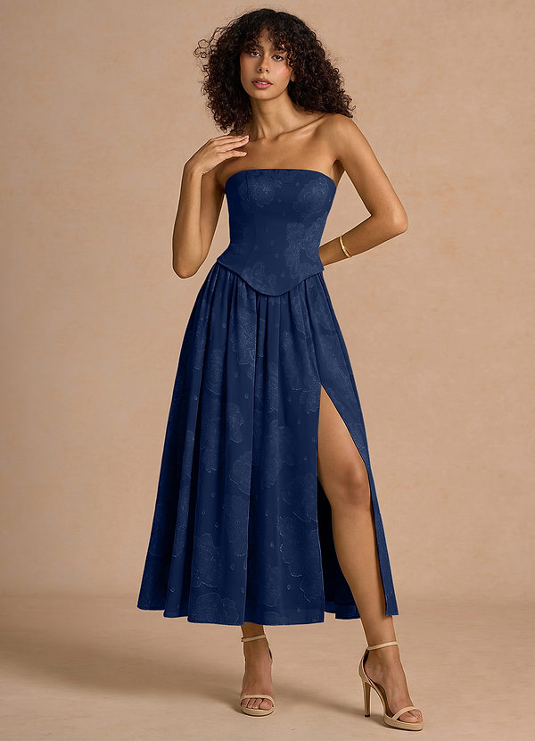Isaura Navy Maxi Dress image1