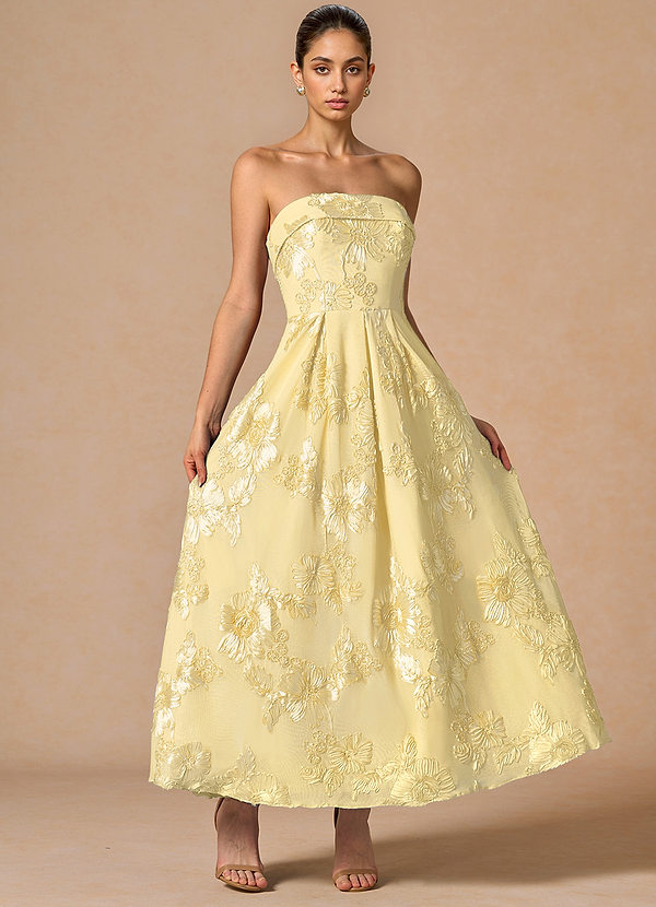 Evangeline Lemon Sorbet Maxi Dress image1