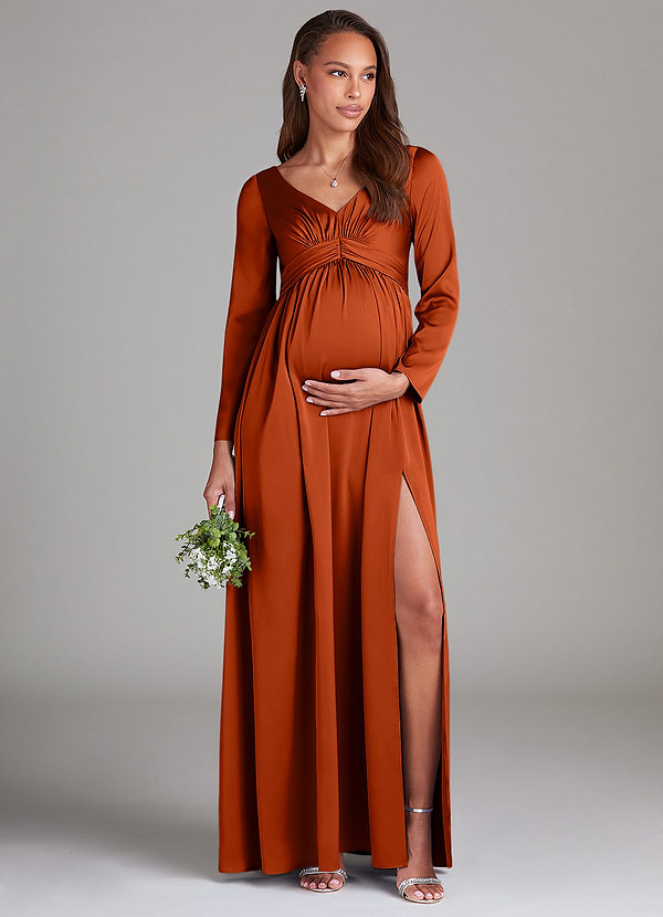 Azazie Teton Vestidos de dama de honor de maternidad  image1