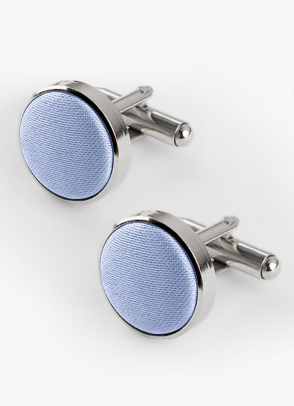 front Rounded Matte Satin Cuff Links