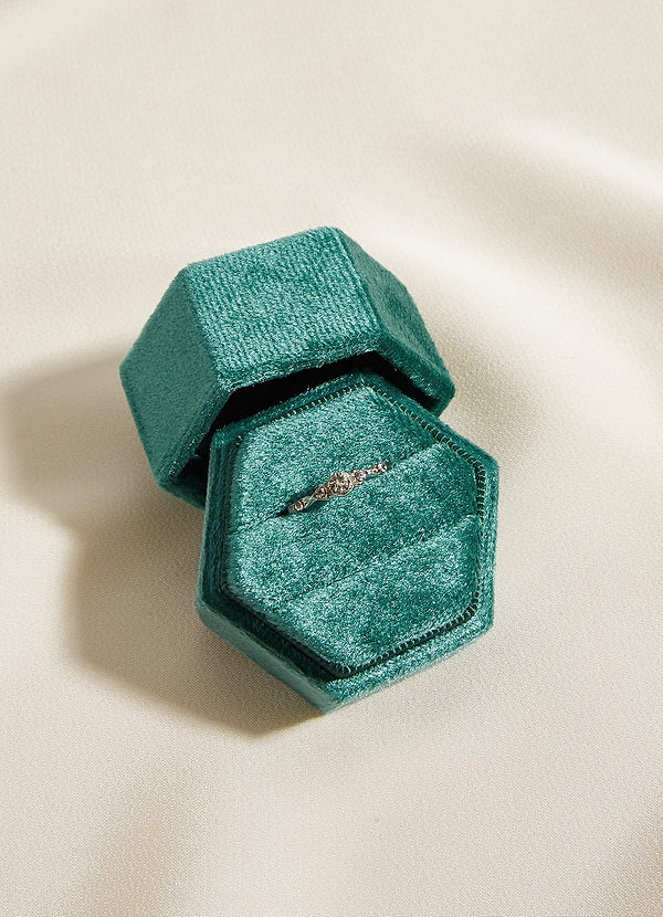front Fluwelen ringdoos