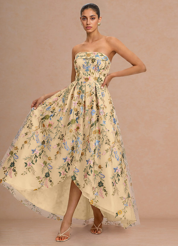 Lelia Lemon Multi Maxi Dress image1
