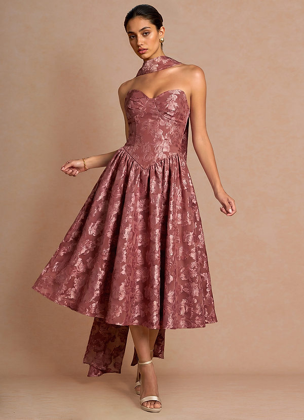 Elspeth Vintage Rose Midi Dress image1