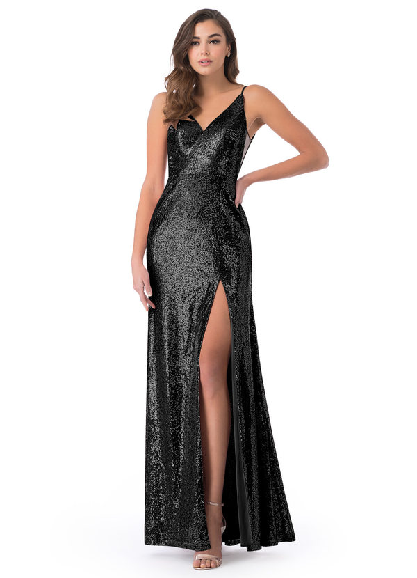 Black Azazie Stellar Bridesmaid Dresses | Azazie