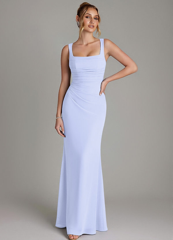 Agustina Bridesmaid Dresses Lavender Mermaid Corset Chiffon Dress image1