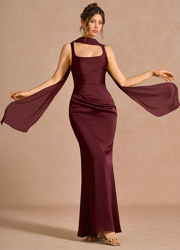 Hadiya Wine Maxi Dress image1