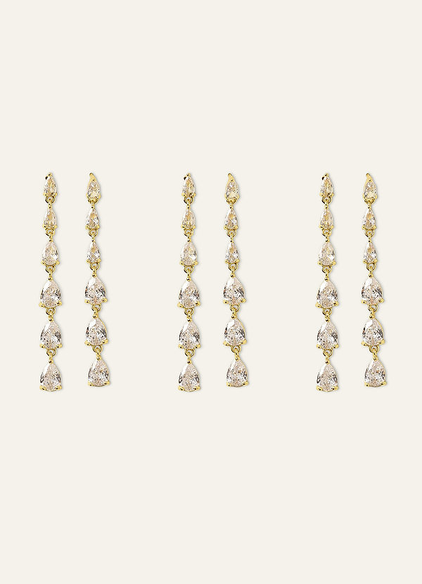 front 3-Pack Bold Beauty Drop Earrings