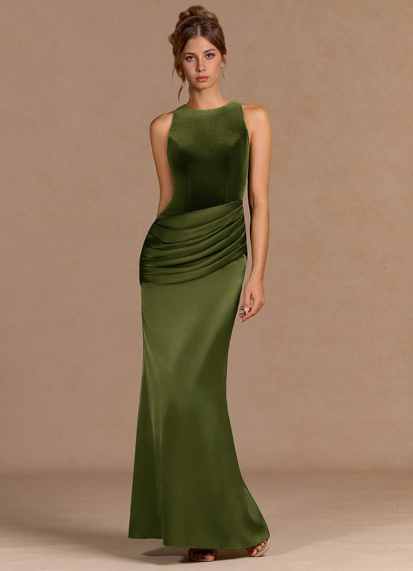 Rylie Olive Maxi Dress image1