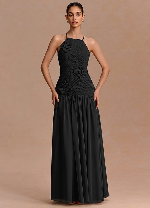 Amaya Black Maxi Dress image1