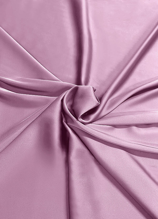 front Azazie Wisteria Stretch Satin Fabric By the Yard