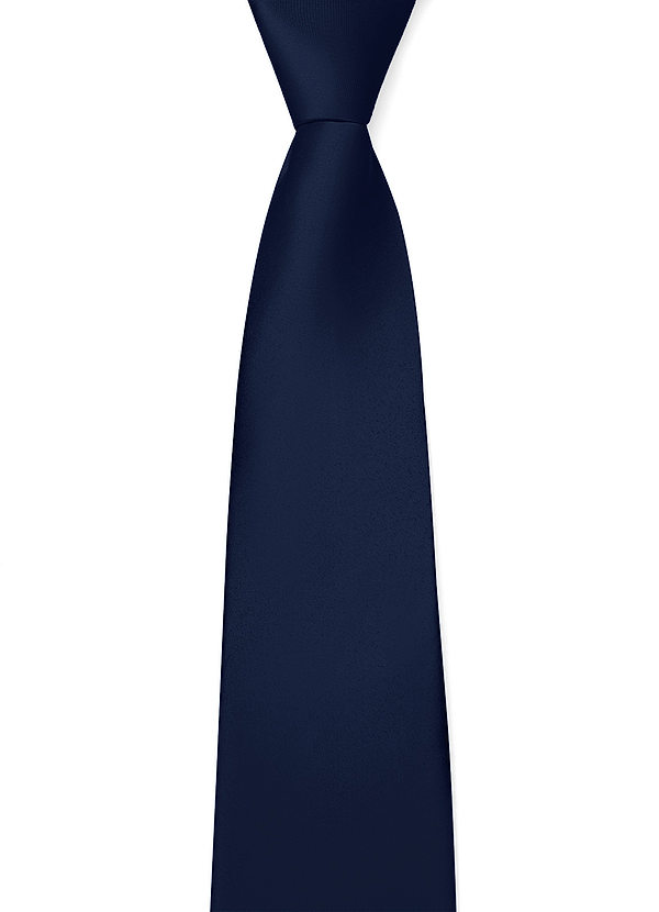 front Matte Satin Wide Tie
