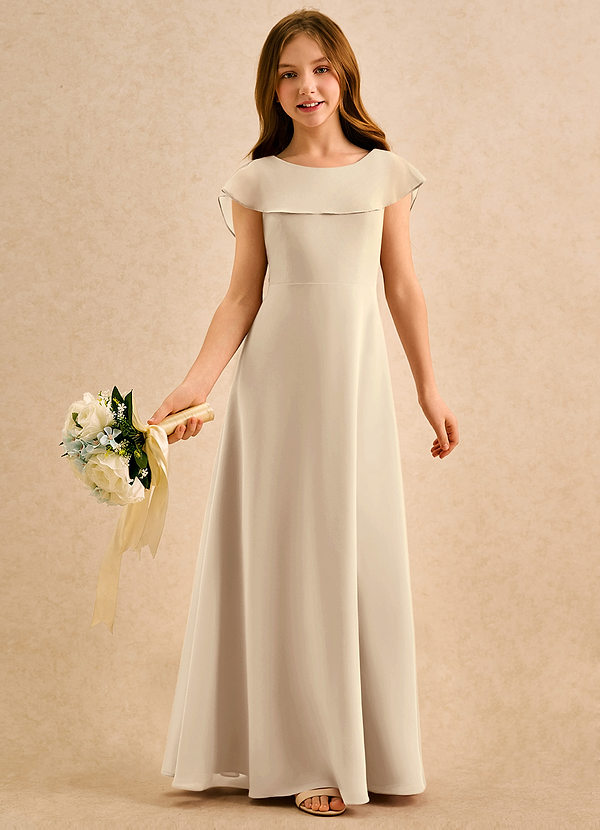 Azazie Kittie Girls Formal Klänningar för brudeflicka Klä A-Line i Chiffong image1