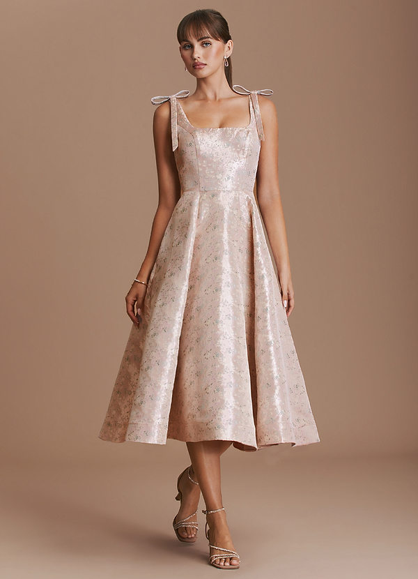 Azelia Pajiștea Roz Rochie midi image1