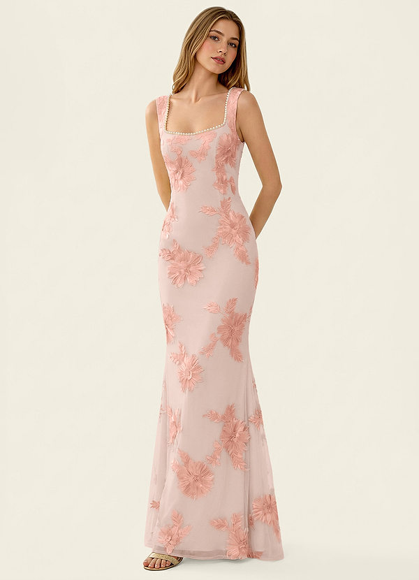 Juliette English Rose Lace Beading Mermaid Dress image1