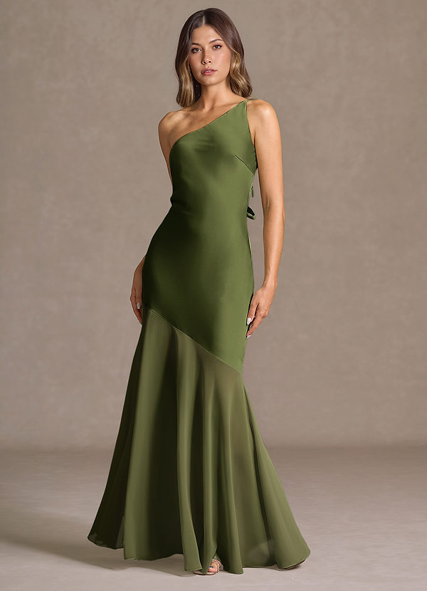 Fatima Olive Maxi Dress image1