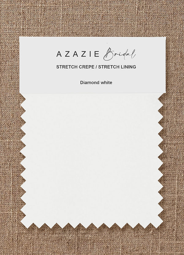 front Azazie Bridal Stretch Crepe Swatches