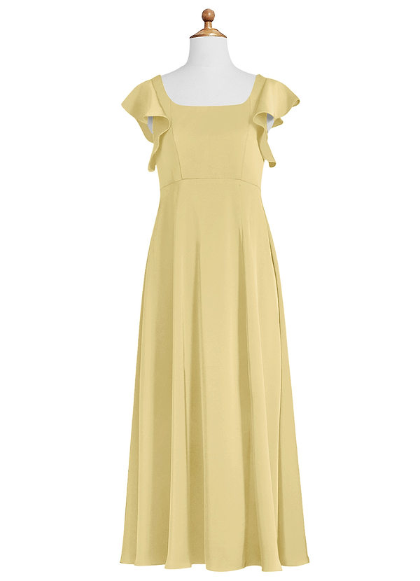 Azazie Bondi Junior Bridesmaid Dress in Lemon Sorbet Azazie UK