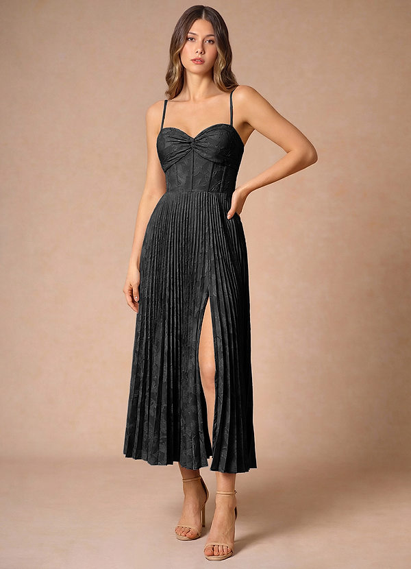 Akiko Black Maxi Dress image1