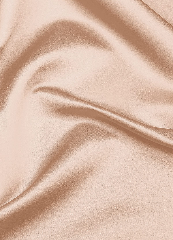 front Azazie English Rose Matte Satin Fabric By the Yard