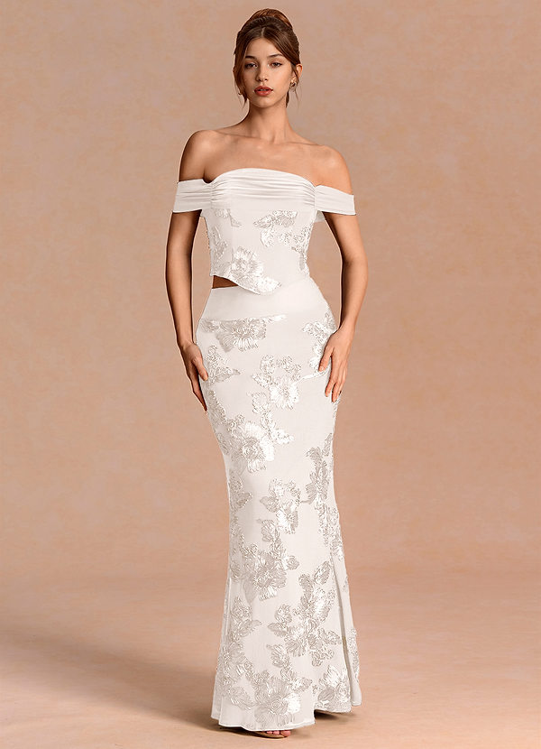 Robe Maxi Blanc Nuage Samara image1