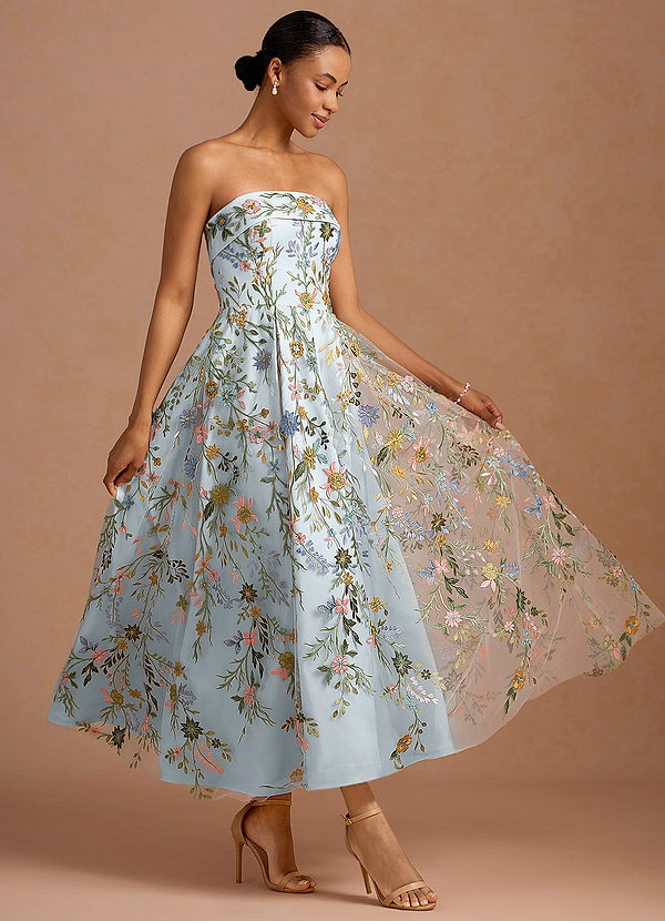 Abito Maxi Cielo Blu Evangeline image1