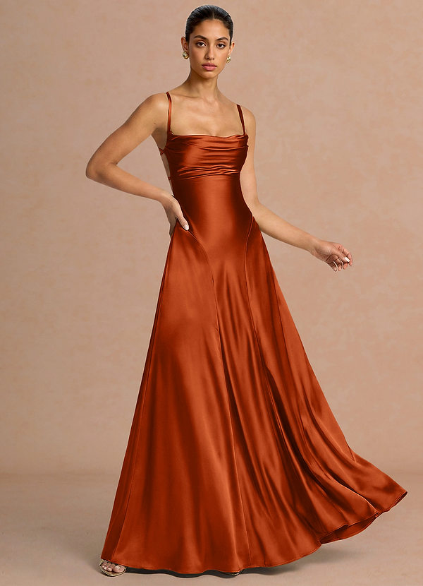 Muirgen Rust Maxi Dress image1