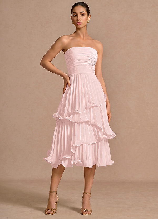 Hartley Powder Pink Midi Dress image1