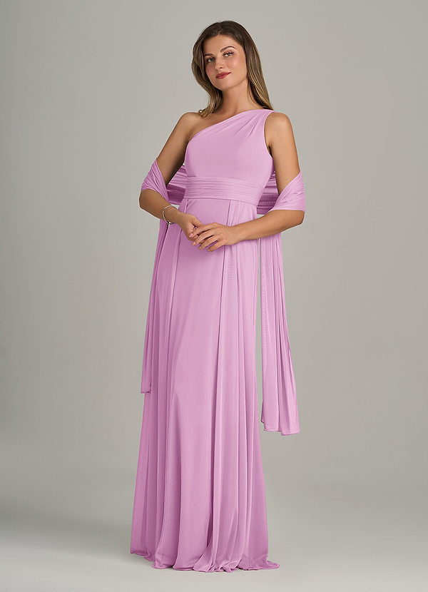 front Azazie Scialle In Rete In Colore Abbinato