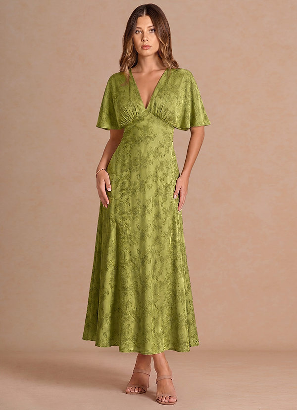 Prunelle Moss Navy Maxi Dress image1