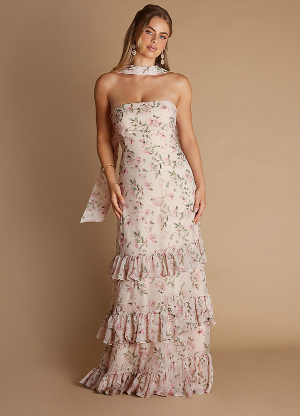 Stefie Pink Blossom Maxi Dress image1