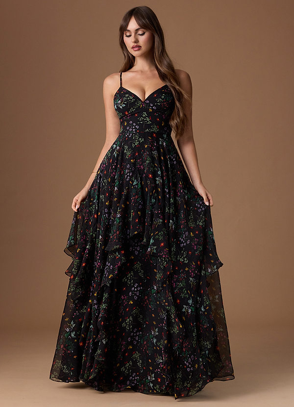 Tracey Shadow Bloom Maxi Dress image1