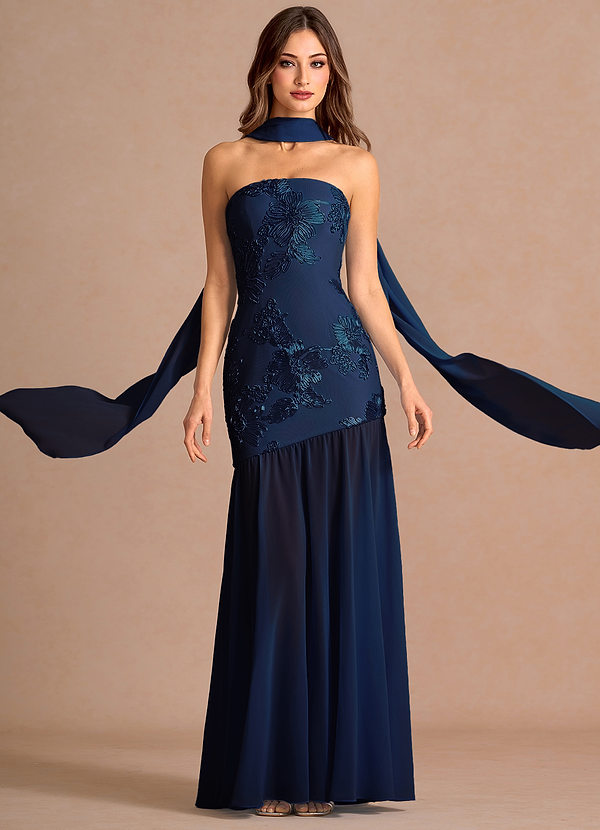 Nerissa Navy Maxi Dress image1