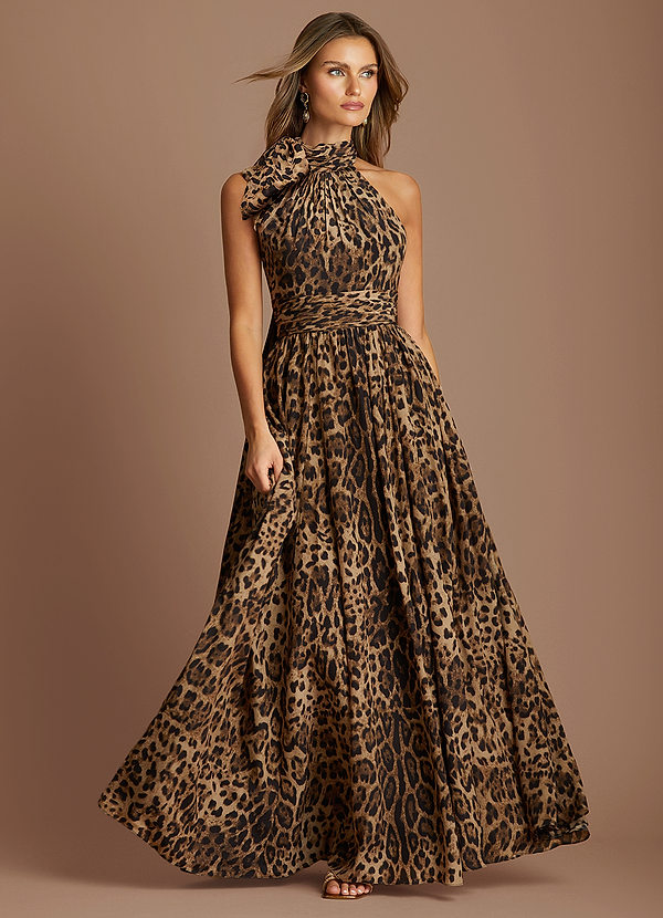 Vestido Leopardo Largo Vera image1
