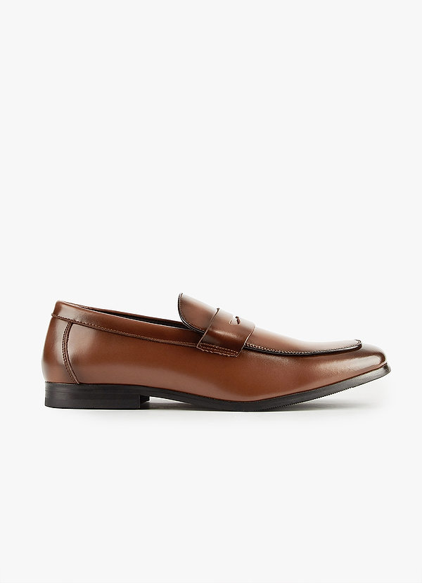 front Mocassini in pelle da uomo
