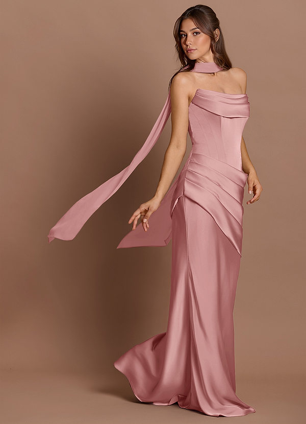 Abito Lungo Rosa Chiaro Pelagia image1