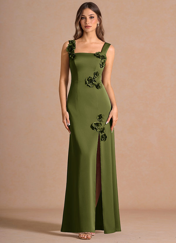 Osmunda Olive Maxi Dress image1