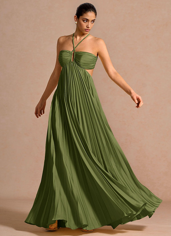 Kleid Josephine Olivgrün image1