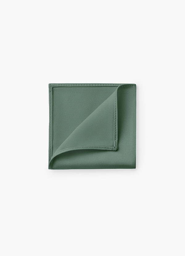 front Boy's Matte Satin Pocket Square