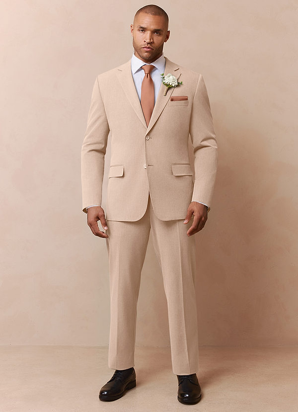 Savile Tan Wool Blend Suit